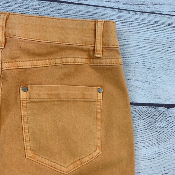 Tribal Capri Pants sz 4 Orange Stretch Pull on New NWOT Inseam 24.5" - Picture 7 of 9